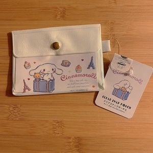 🎉3/$30 NEW Sanrio Cinnamoroll Card Holder Coin Purse Wallet